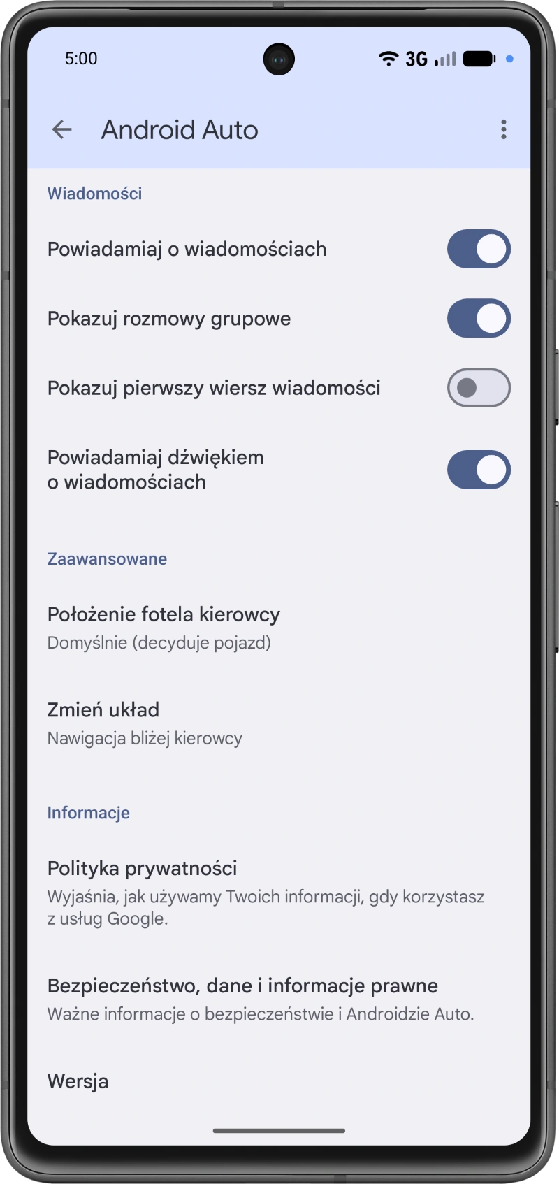 Znajdź Wersję