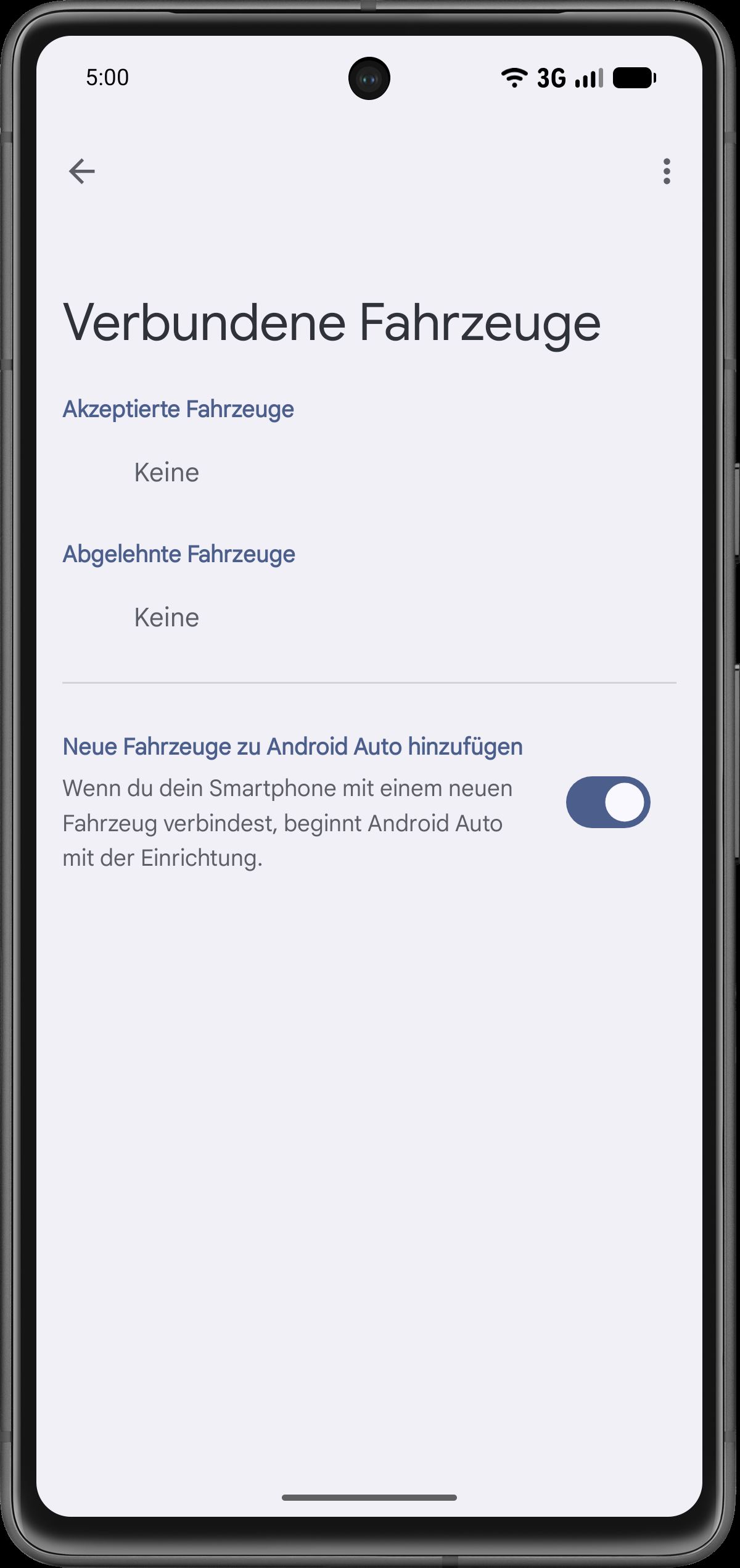 Neue Fahrzeuge erlauben