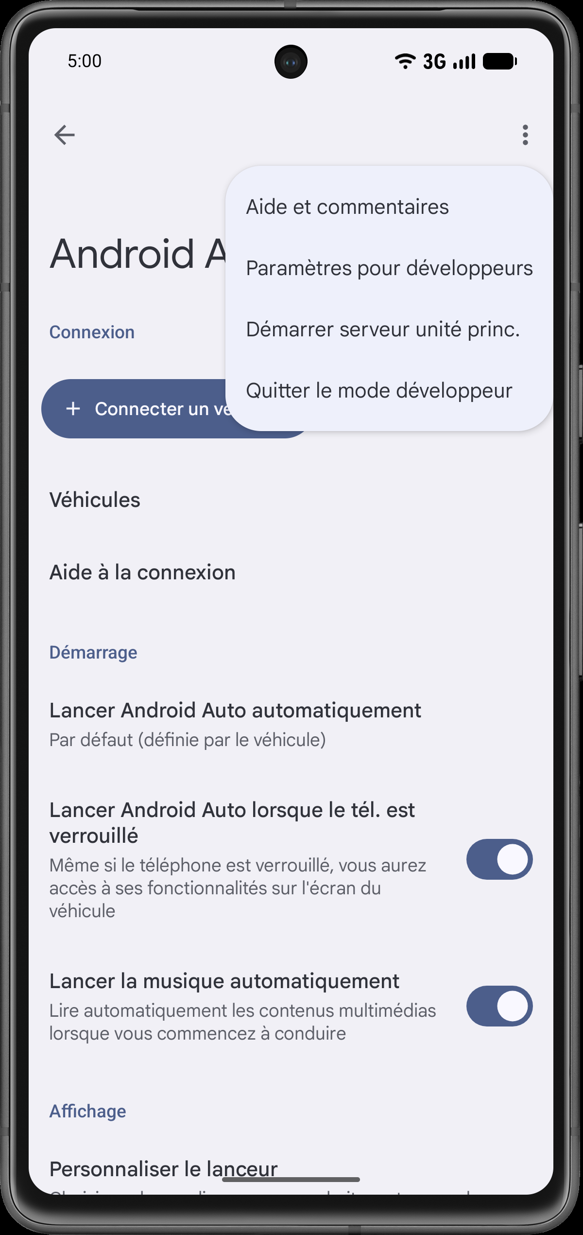 Démarrer le serveur de l’unité principale