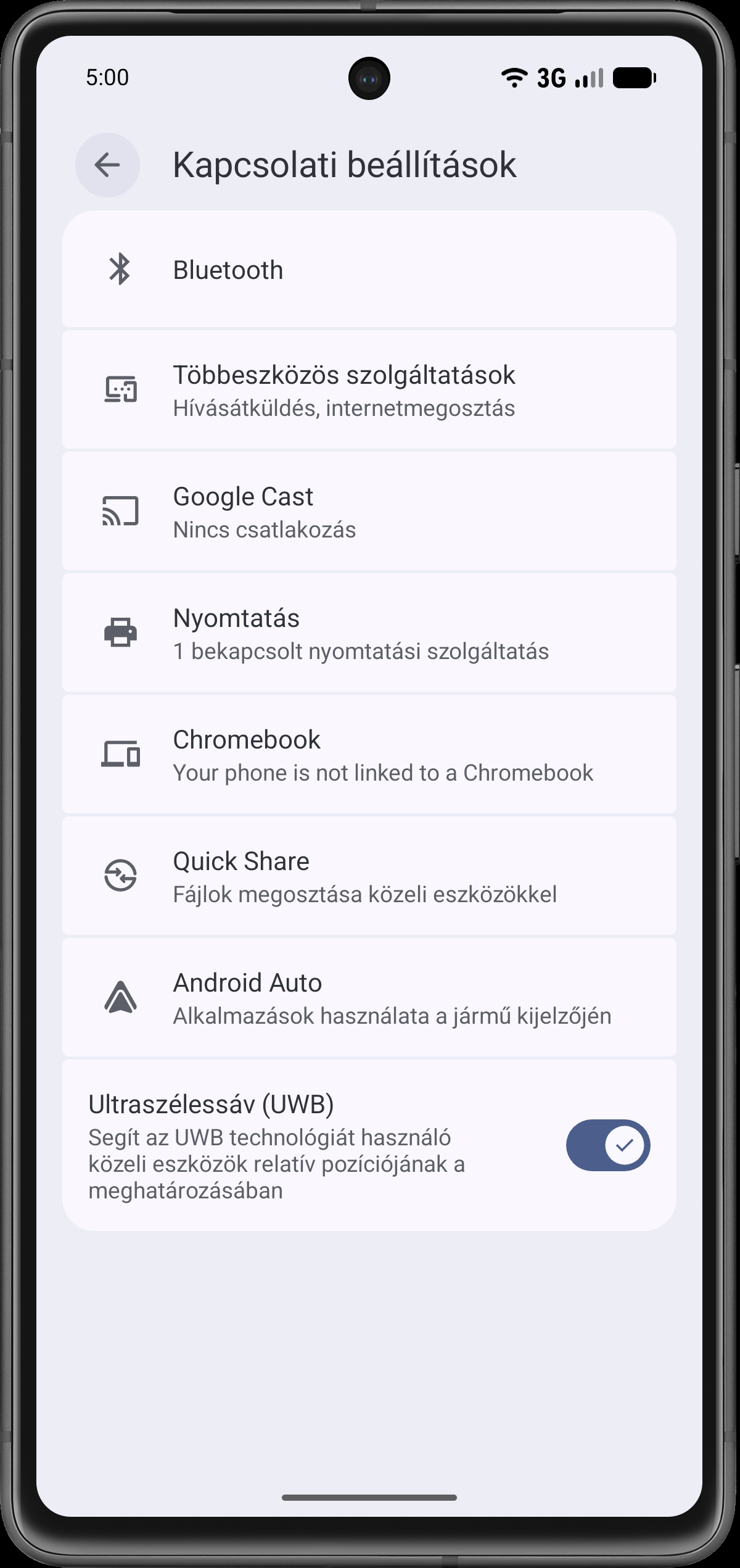 Android Auto megnyitása