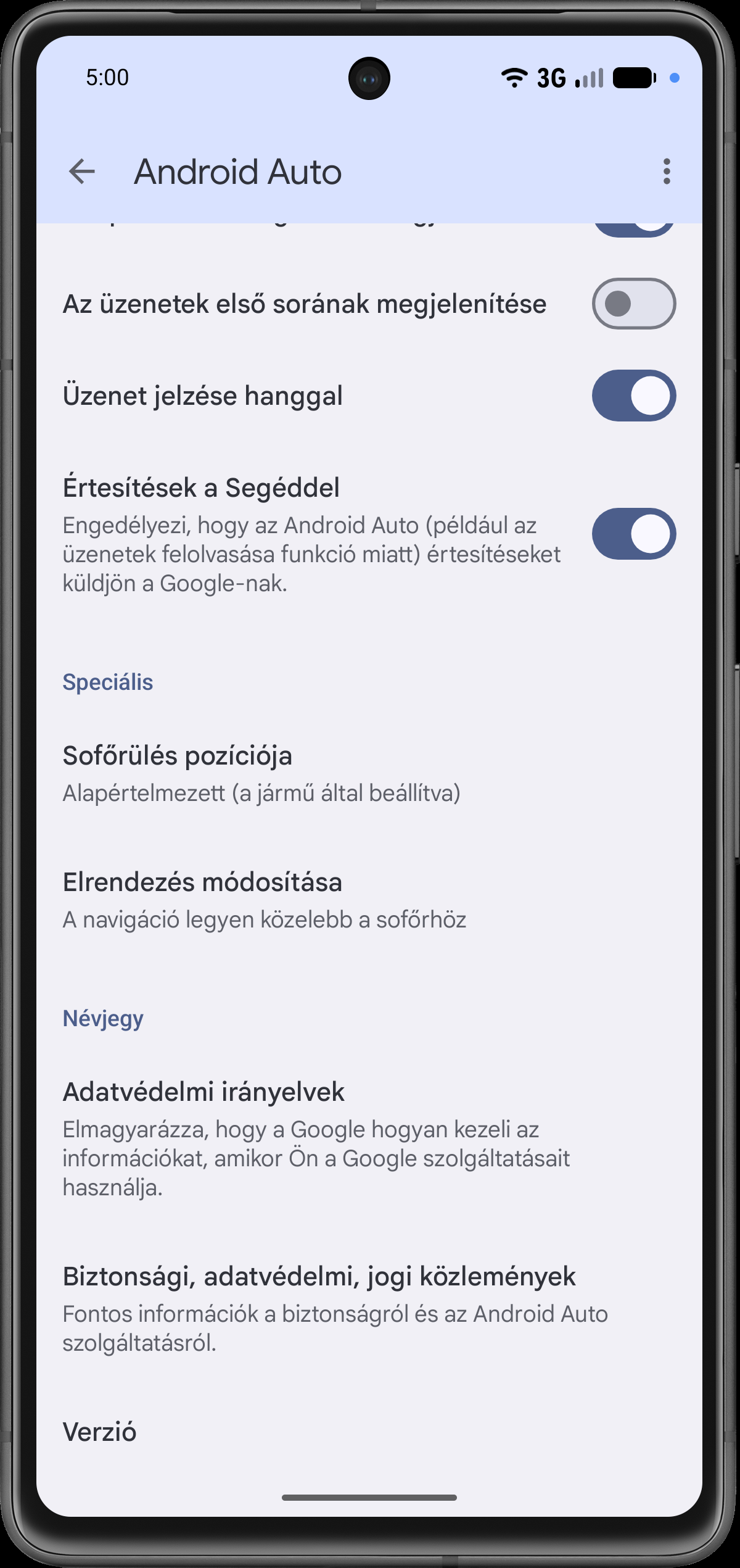 Verzió megkeresése