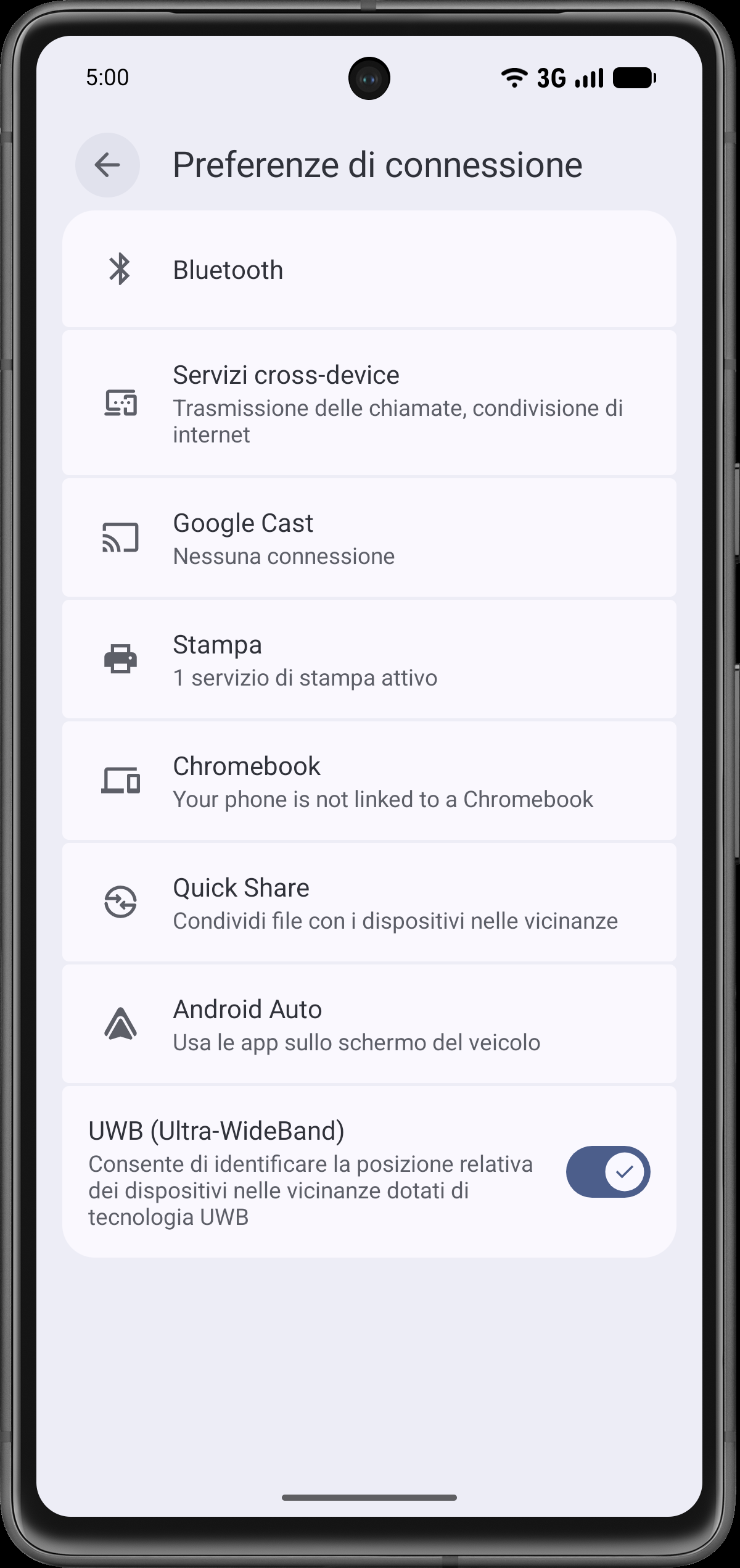 Apri Android Auto