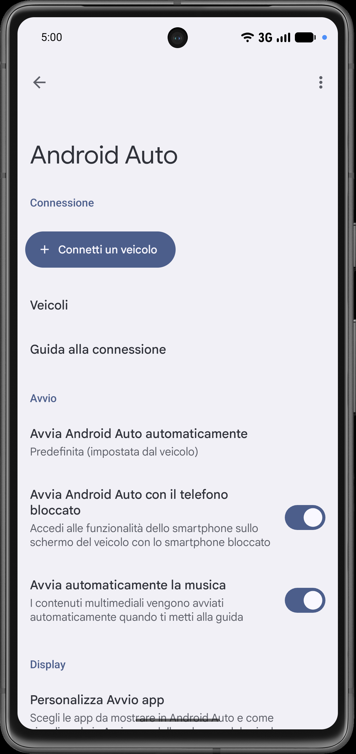 Apri Veicoli