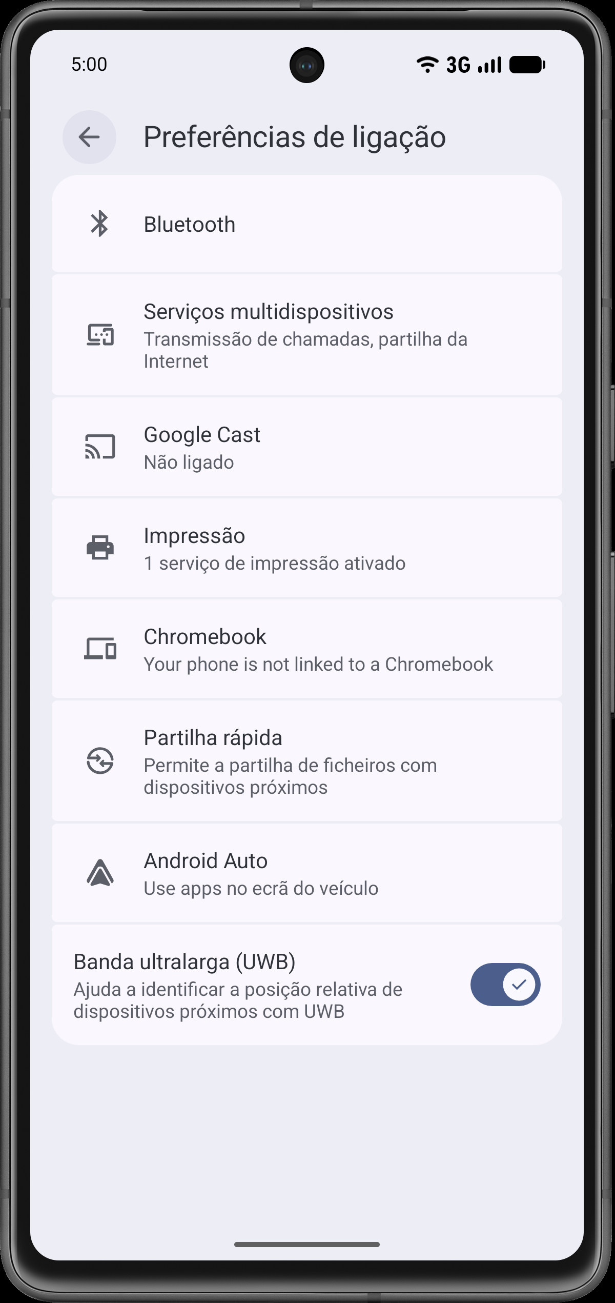 Abra o Android Auto